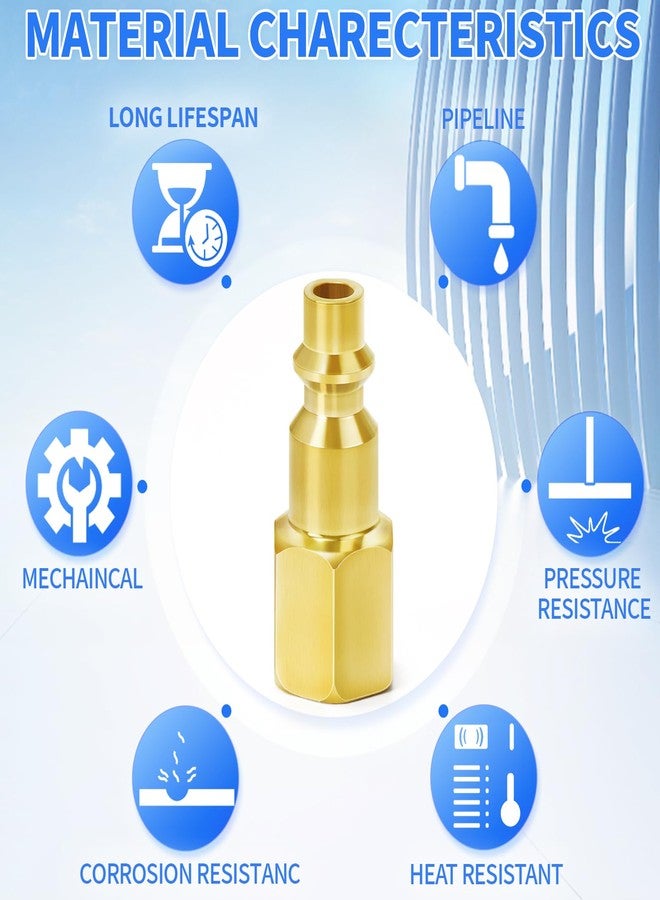 ChillWaves Industrial Air Plug, 1/4" NPT Female Pneumatic Plugs, Air Compressor Accessories Fittings(30-PACK) - Image 5