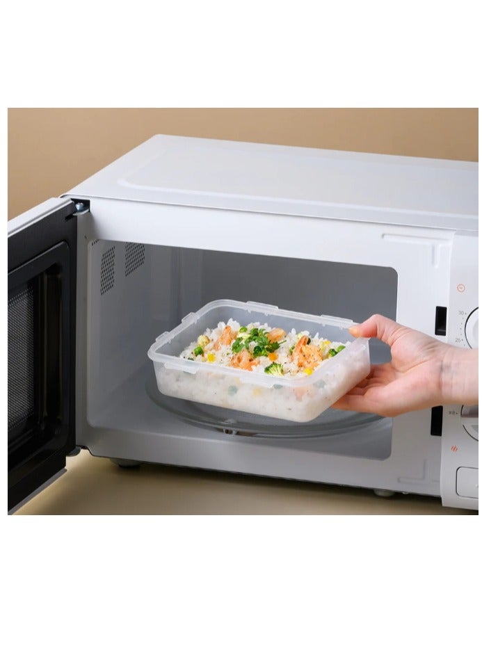 LocknLock LocknLock 1L Rectangle  Airtight Food Storage PACK OF 3 - BPA-Free, Microwave, Freezer, and Dishwasher Safe - Image 3