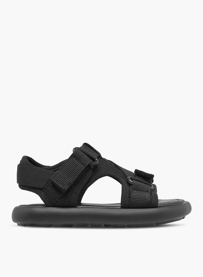 JUNIORS Boys Textured Floaters With Hook And Loop Closure  - Image 3