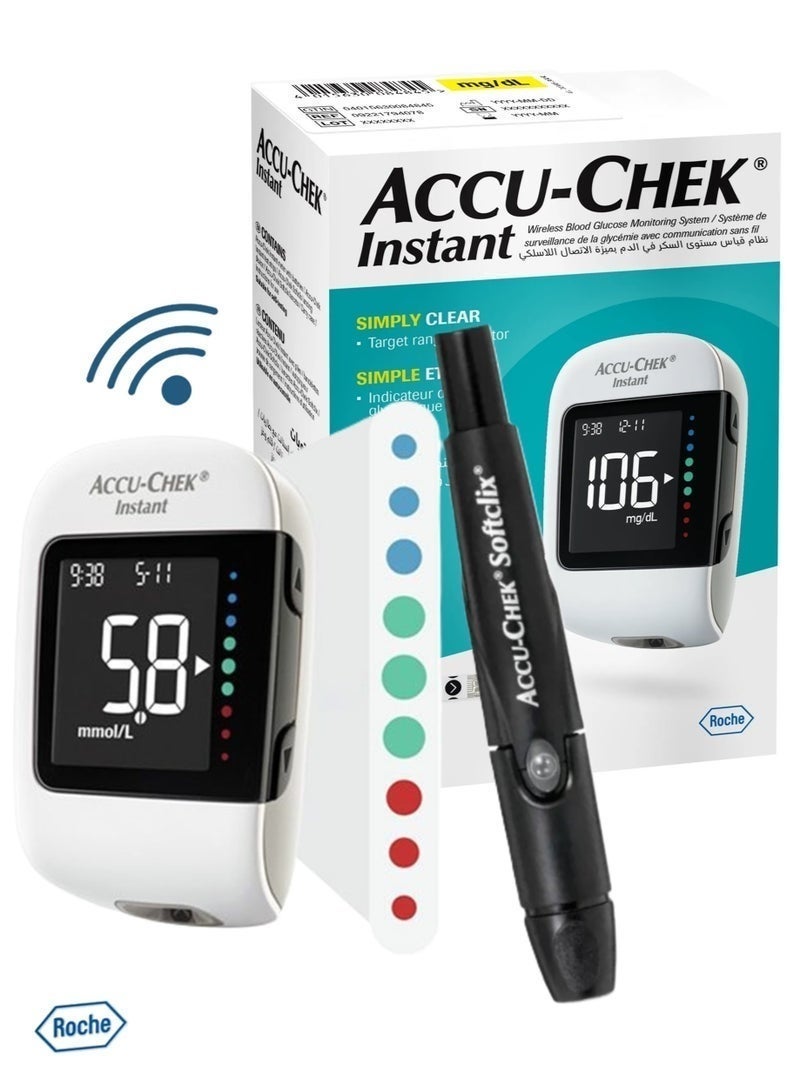 ACCU-CHEK Instant Instant Blood Glucose Meter with Pen Only - Image 1