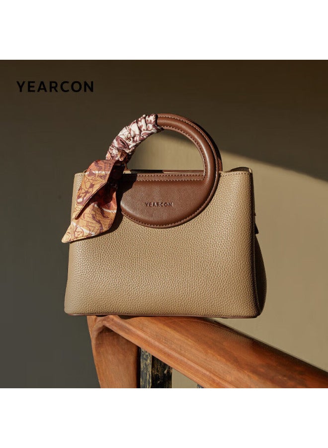 YEARCON Yi'er Kang Vintage Tote Bag For Women Single Shoulder Crossbody Bag Gift For Girlfriend Teacher's Day Gift - Image 3