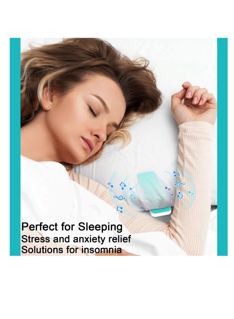 Excefore Pillow Speaker Bone Conduction Stereo, Bluetooth Wireless Music Sleep Headphones, Insomnia White Noise Machine for Side Sleepers, Mini Portable Pillow Speaker, for Sleep Aid Under Sleep Pillow - Image 4