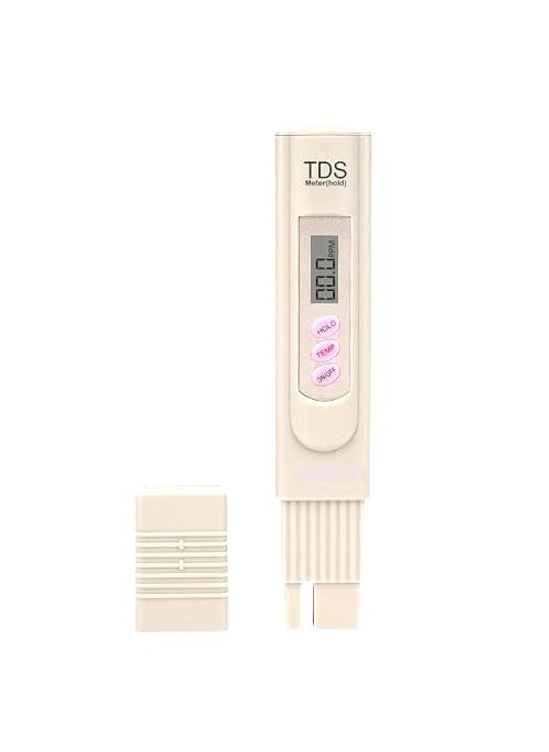 MR PURE MR PURE Imported Tds Meter Total Dissolved Solids Meter Water Quality Tester Ppm Tester For Water Testing White Cartridge Sponge Replacement Water Filter Candle  - Image 2