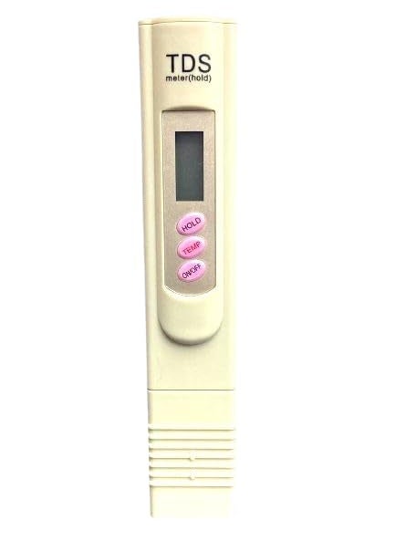 MR PURE MR PURE Imported Tds Meter Total Dissolved Solids Meter Water Quality Tester Ppm Tester For Water Testing White Cartridge Sponge Replacement Water Filter Candle  - Image 1