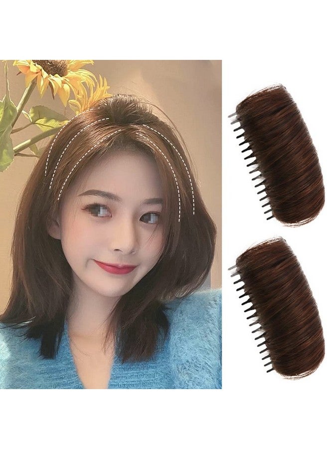 ericotry 1Pcs Womens Hair Bun Invisible False Hair Clip Bump It Up Volume Hair Base Fluffy Princess Styling Increased Hair Pad Styling Insert Tool Hair Accessories (Light Brown) - Image 5