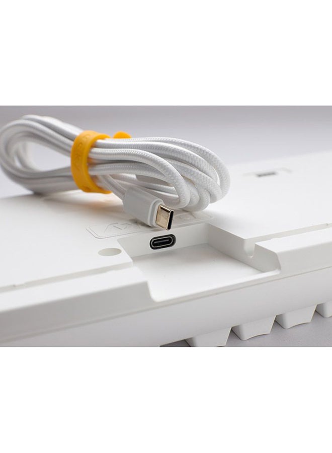 داكي مفتاح Ducky One 3 Classic Pure White TKL 80% Cherry Blue Switch - Image 4