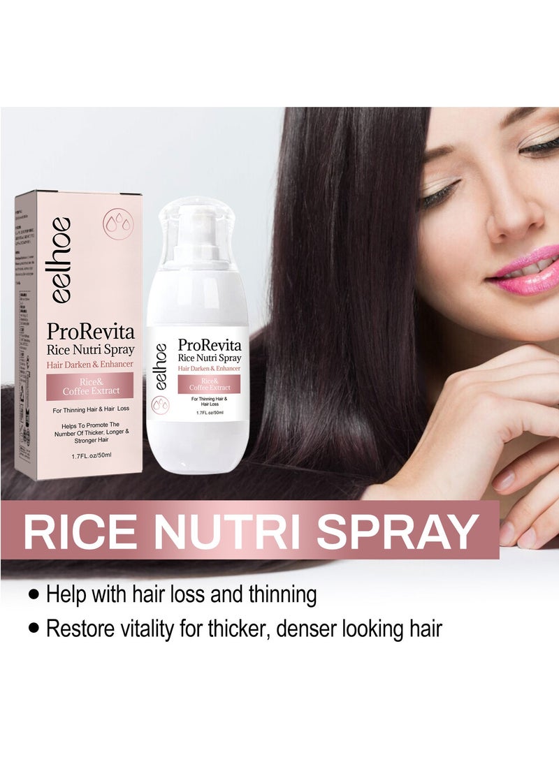 إيلهو بخاخ برو ريفيتا رايس نيوتري لتغميق الشعر وتعزيز نموه، تكثيف الشعر بشكل طبيعي، إصلاح التلف، تحسين التجعد، يساعد على إيقاف ترقق الشعر وتساقطه - Image 3
