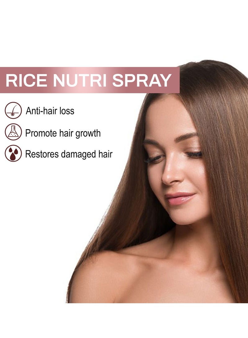 إيلهو بخاخ برو ريفيتا رايس نيوتري لتغميق الشعر وتعزيز نموه، تكثيف الشعر بشكل طبيعي، إصلاح التلف، تحسين التجعد، يساعد على إيقاف ترقق الشعر وتساقطه - Image 4