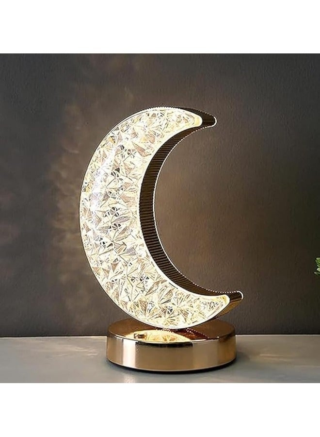 إيه تي إم مصباح طاولة قابل لإعادة الشحن عبر USB مع التحكم باللمس وإضاءة ثلاثية الألوان ومفتاح لمس - Image 1