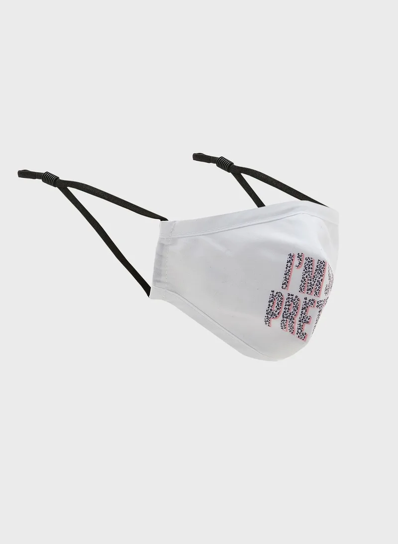 FAN MANIA Kids 2 Pack Printed Mask