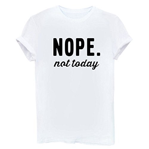 YITAN Women's Cute Juniors Tops Teen Girl Tee Funny T Shirt White Small - Image 5