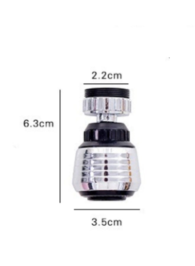 2PCS 360 Degree Swivel Faucet Aerator Deluxe Water Saving Faucet Sprayer Water Saving Bubbler Pressurized Faucet Filter Kitchen Accessories - Image 2