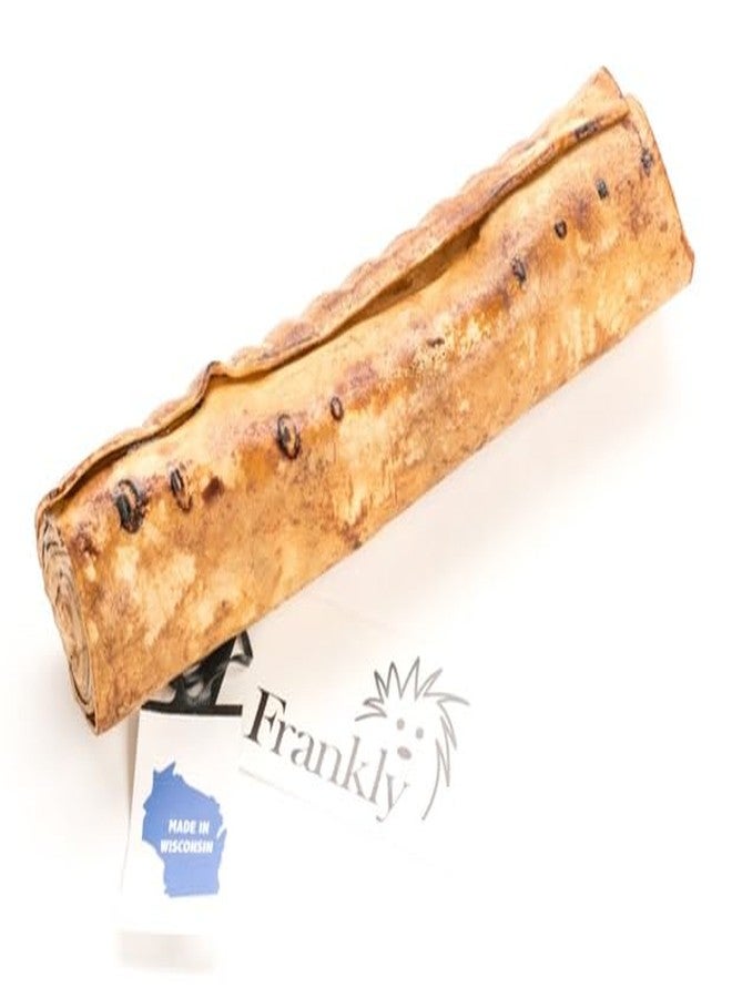 Frankly Original Pet - Peanut Butter Flavored Mega Beef Roll for Dogs - High Protein Collegen Packed - Rawhide Free! - Made in The U.S.A. - 12" Roll (Mega PB) - Image 2
