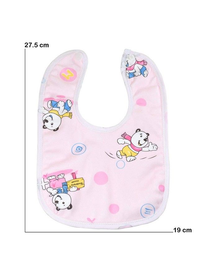 FLIPZON Baby Cotton Waterproof Bibs ; Feeding Infants And Toddlers; For 02 Years ; Assorted Colours Bib ; Useful Baby Shower Gift ; Pocketfriendly ; Infant Apron ; Pure Cotton Bibs ; Pack Of 6 Multicolor - Image 3