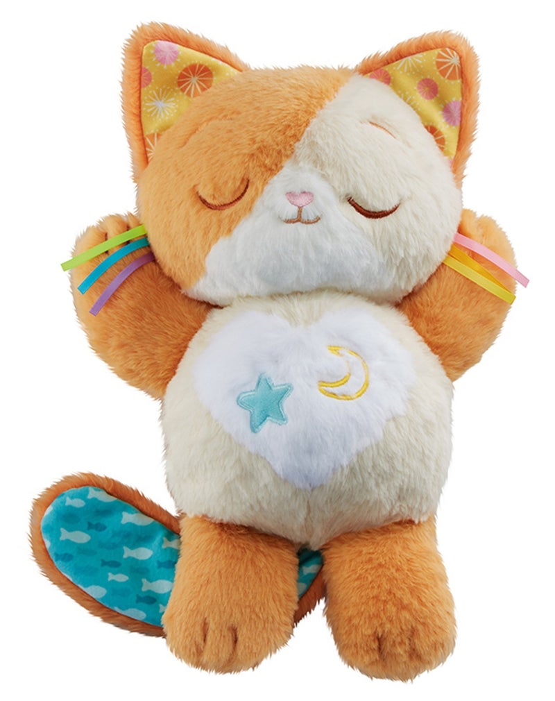 VTech Calming Purrs Kitten – Soft & Snuggly Interactive Baby Toy with Gentle Motions, Soothing Lights, 15 Melodies, White Noise & Timer Options for Infants 0M+ - Image 1