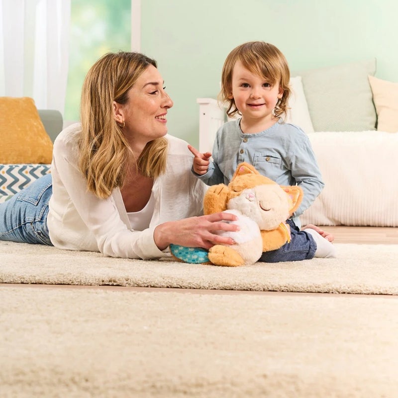 VTech Calming Purrs Kitten – Soft & Snuggly Interactive Baby Toy with Gentle Motions, Soothing Lights, 15 Melodies, White Noise & Timer Options for Infants 0M+ - Image 2