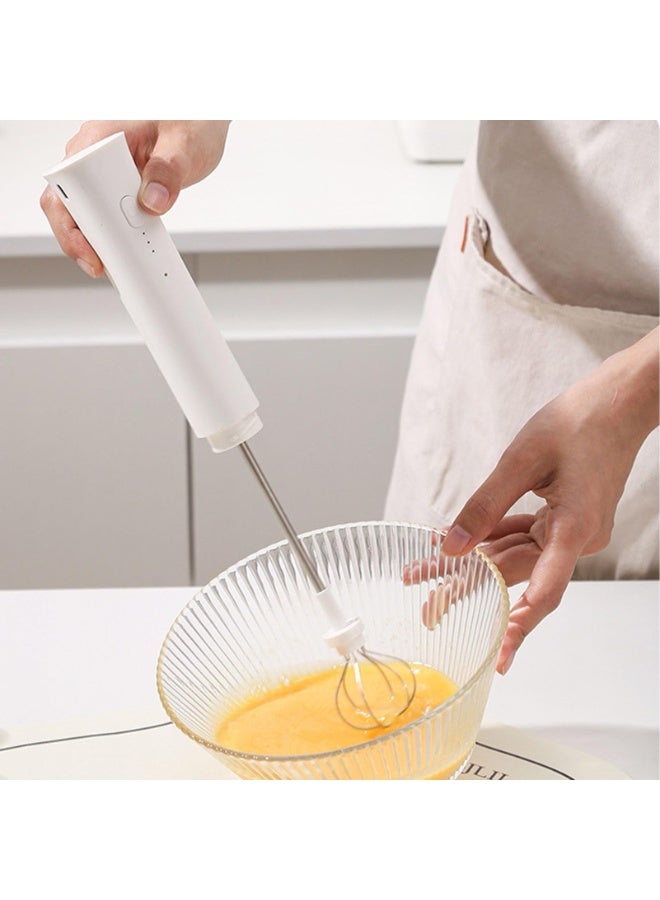 HUMJO Electric Milk Frother Foam Maker, Whisk,Handheld Drink Mixer, for Latte, Cappuccino, Coffee, Frappe, Matcha and Hot Chocolate - Image 5