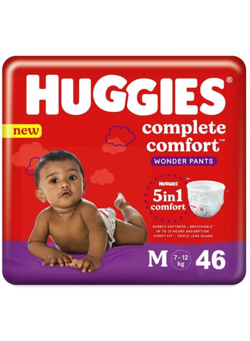 Huggies Wonder Medium Diaper Pants (46)-M - Image 1