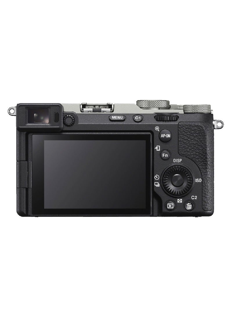 Sony Alpha 7CR ILCE-7CR | High Resolution Compact Full-frame Camera - Silver - Image 3