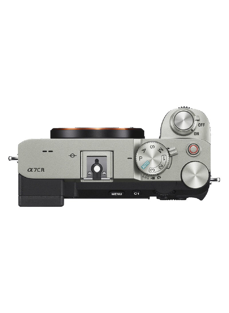 Sony Alpha 7CR ILCE-7CR | High Resolution Compact Full-frame Camera - Silver - Image 4