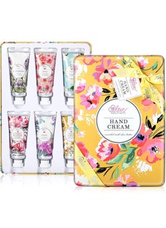 BODY & EARTH Hand Cream Gift Set  Hand Cream for Women Hand Lotion Set for Dry Cracked Hands Holiday Gift for Mothers Day Valentines Day Christmas Travel Size Hand Lotion for Women 6 x 10 oz30ml 