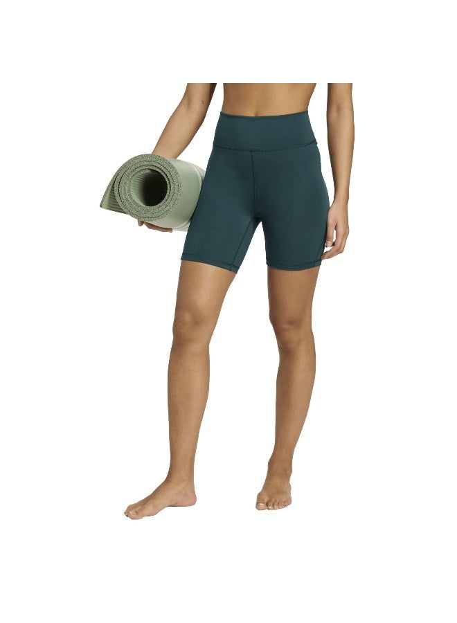 Adidas All Me Ess 7In Green Training Tights For Women 2XS  - Image 2