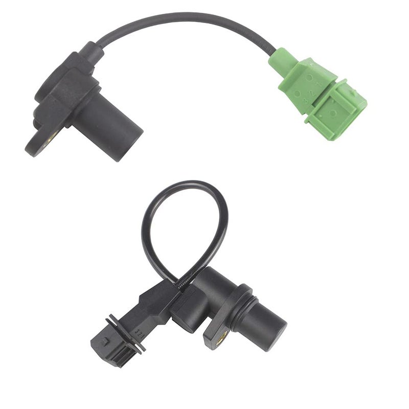 higherbro 2pcs Crankshaft Camshaft Position Sensor Kits for 20032008 Hyundai Tiburon 27L 20052009 Hyundai Tucson 27L