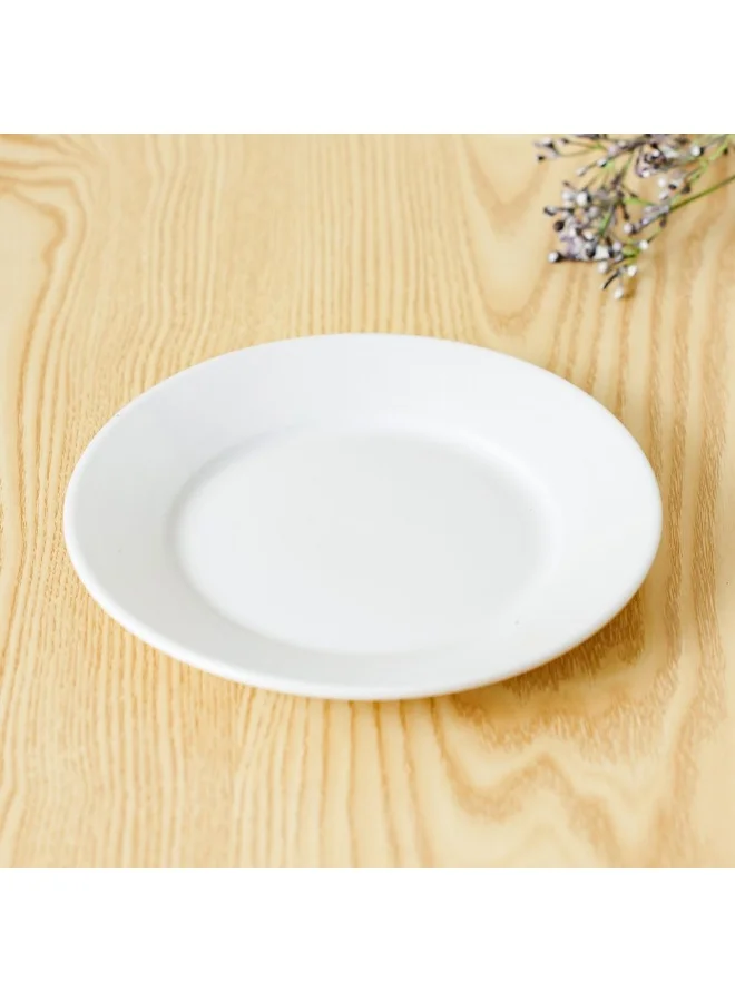 DANUBE HOME Danube Home Horeca Porcelain Side Plate Premium Quality Durable Elegant Design For Serving Appetizers Snacks Desserts Perfect For Restaurants Cafes And Home Use -17Cm