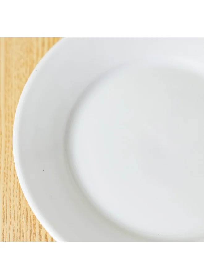 DANUBE HOME Danube Home Horeca Porcelain Side Plate Premium Quality Durable Elegant Design For Serving Appetizers Snacks Desserts Perfect For Restaurants Cafes And Home Use -17Cm