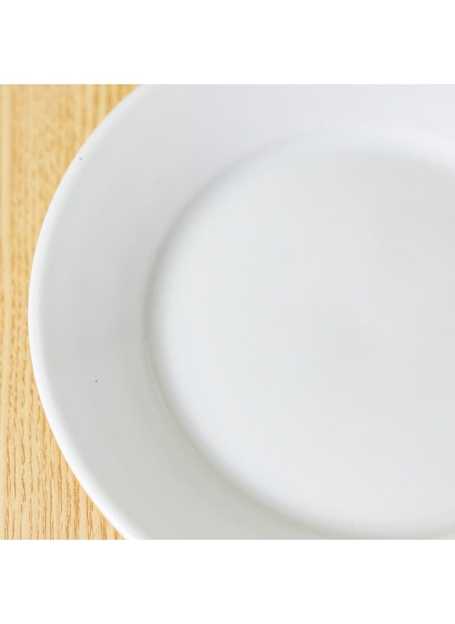 DANUBE HOME Danube Home Horeca Porcelain Side Plate Premium Quality Durable Elegant Design For Serving Appetizers Snacks Desserts Perfect For Restaurants Cafes And Home Use -17Cm  - Image 2