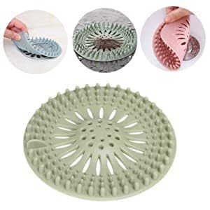 WebWares Hair Catcher Shower Drain Durable Silicone Hair Stopper Shower Drain Cover, and Clean Bathroom Accessories Bathtub Drain Stopper Block Hair Trap for Shower Drain (2) - Image 4