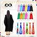 Lunmon 24 Pack Hero Capes with Masks and 17 Inch Pow Inflatable Baseball Bats for Halloween Hero Theme Birthday Party Favors Carnival Prizes Supplies Goodie Stuffers 12color Set - Image 4