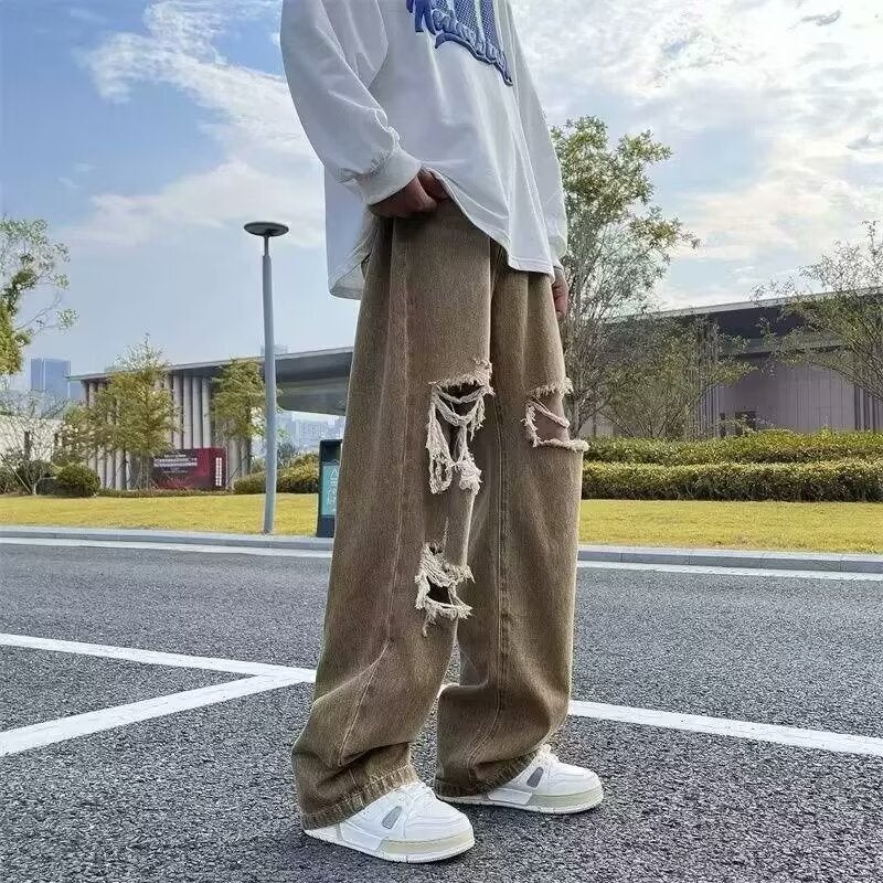 Unisex Casual Daily Denim Jeans - Image 2