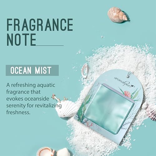 Aromahpure Gel Wink Hanging Car Perfume | Long-Lasting Gel Based Car Air Freshener | Car Accessories | Last Up to 30 Days (Lemon - Ocean) - Image 2