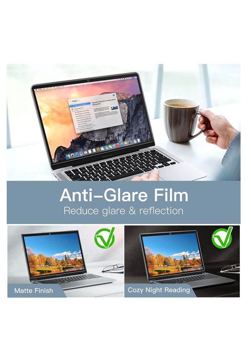 Generic - Anti Glare Filter Screen Protector for MacBook Pro 13 inch(2021-2016) & MacBook Air 13(2021-2018) Shield Blocker Screen Cover with Apple M1 Chip and Intel Processor - Image 1