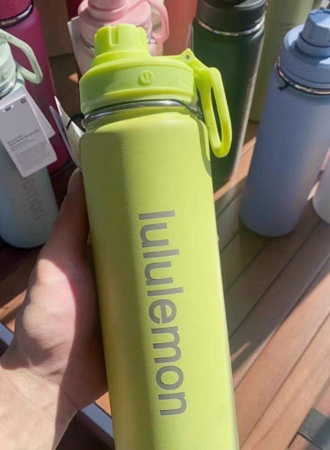Lululemon Insulated Water Bottle for Hot or Cold, Stainless steel sports vacuum insulated water bottle, suitable for holding water, iced tea, hot tea, etc - Image 1