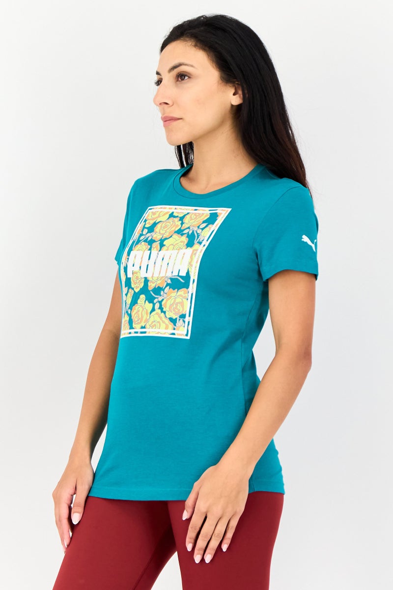 PUMA Women Regular Fit Short Sleeve Outdoors T-Shirts, Multicolor - Image 2