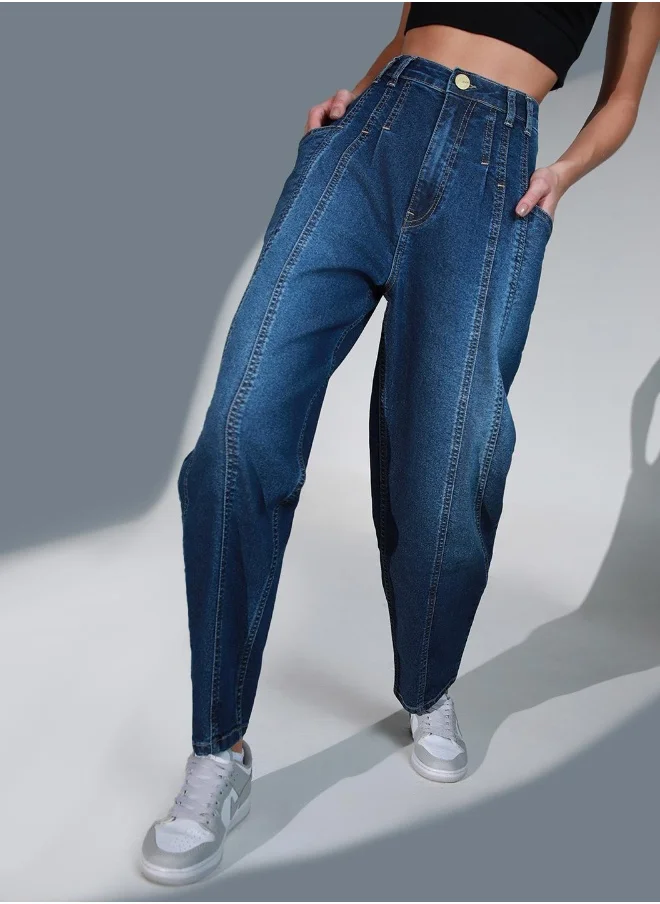 Hubberholme Mid Blue Jeans For Women