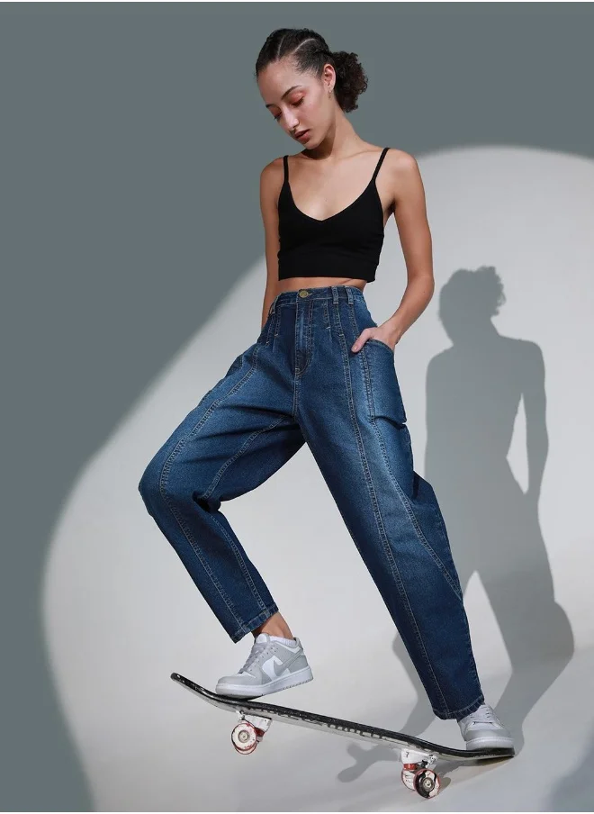 Hubberholme Mid Blue Jeans For Women