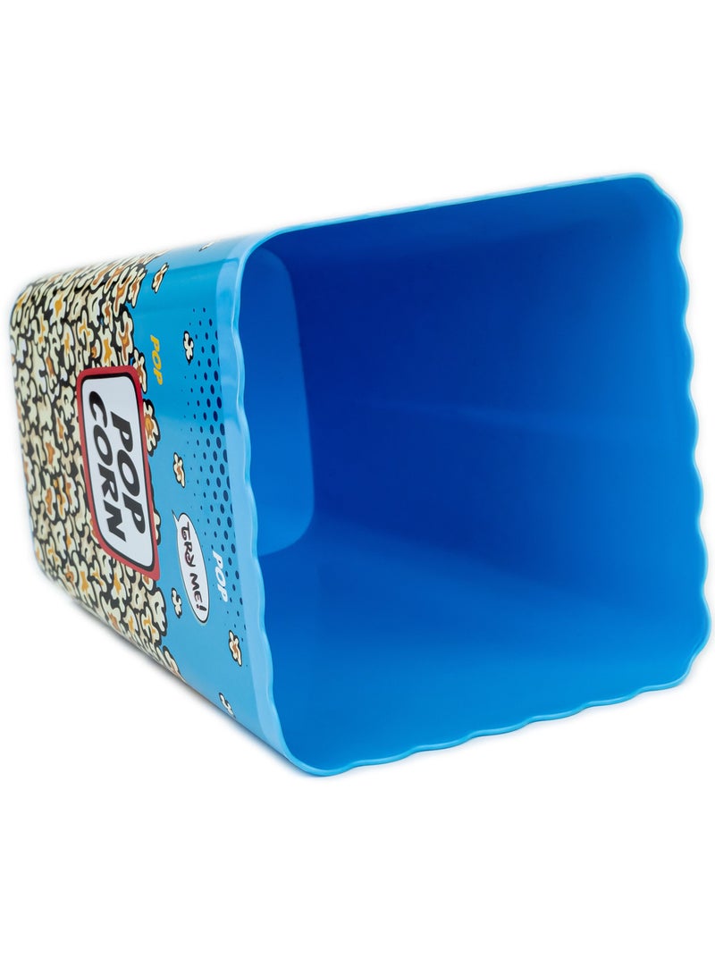 HEREVIN Retro Style Popcorn box – Blue  - Image 3