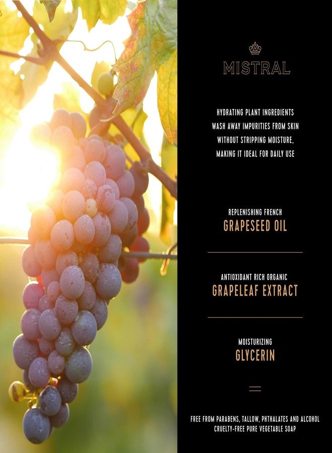 Mistral Sandstone Luxury Bar Soap for Men | Men’s Natural Soap Bar | Paraben, Phthalates Free | Moisturizing & Triple-Milled Natural Soap for Men - Made in France | Large, 8.8 oz - Image 4