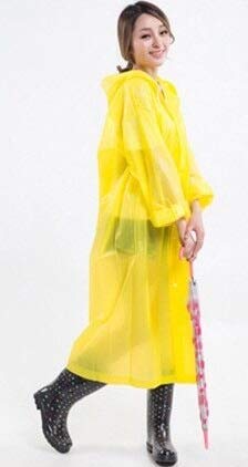 Visions India Unisex's Standard Length Rain Coat (Evaraincoat-Yellow - Image 3