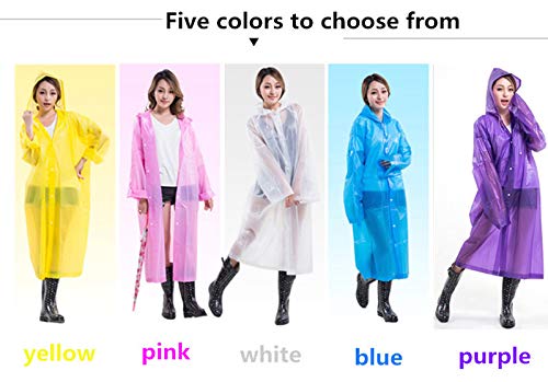 Visions India Unisex's Standard Length Rain Coat (Evaraincoat-Yellow - Image 4