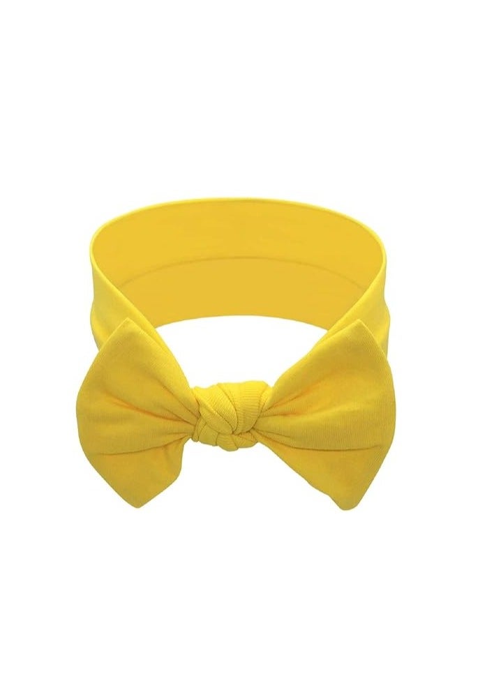 ORiTi أربطة رأس للبنات الصغيرات - أربطة شعر قطنية مصنوعة يدويًا للأطفال والرضع مع أربطة، إكسسوارات شعر للأطفال - Image 1