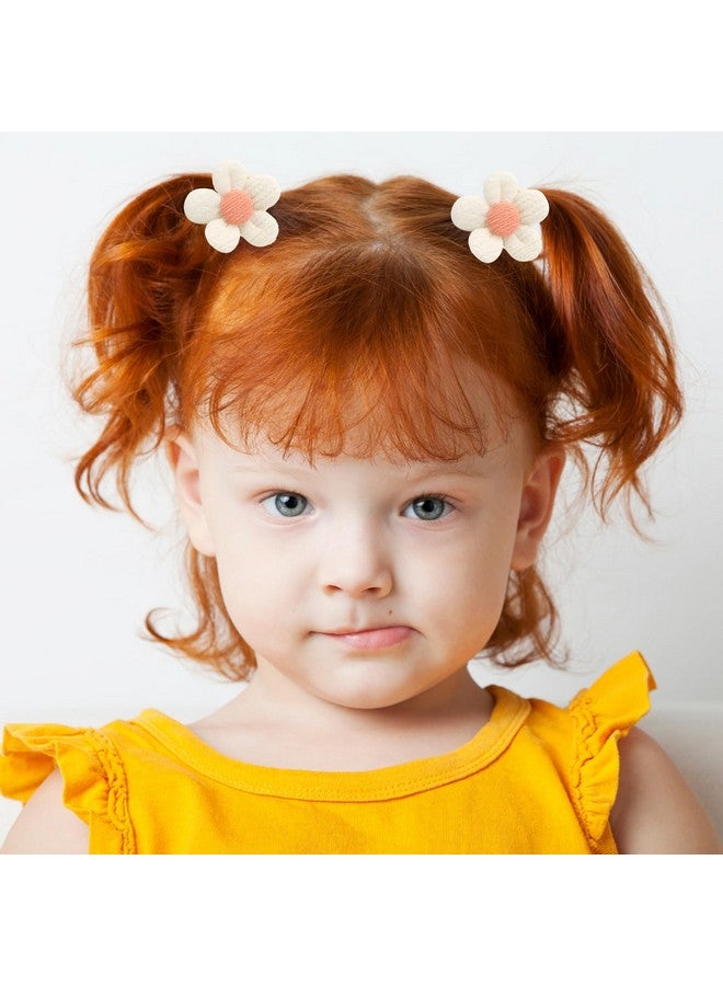 CAVETEE 36 Pcs Toddler Hair Ties for Girls, Baby Hair Bows Cute Flower Hair Ties Colorful Elastics Scrunchies Toddler Hair Accessories for Thick Hair - Image 3