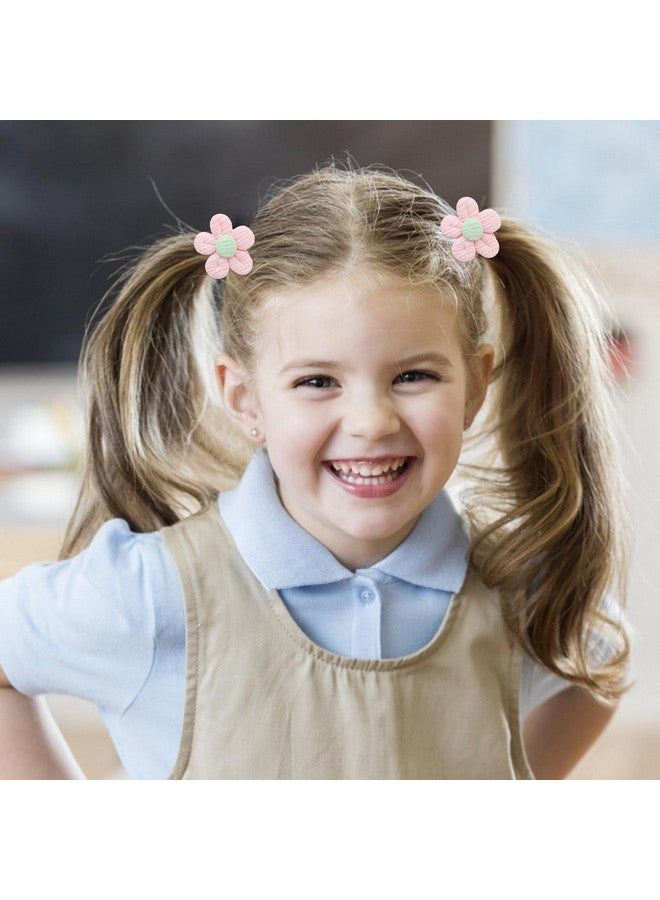 CAVETEE 36 Pcs Toddler Hair Ties for Girls, Baby Hair Bows Cute Flower Hair Ties Colorful Elastics Scrunchies Toddler Hair Accessories for Thick Hair - Image 4