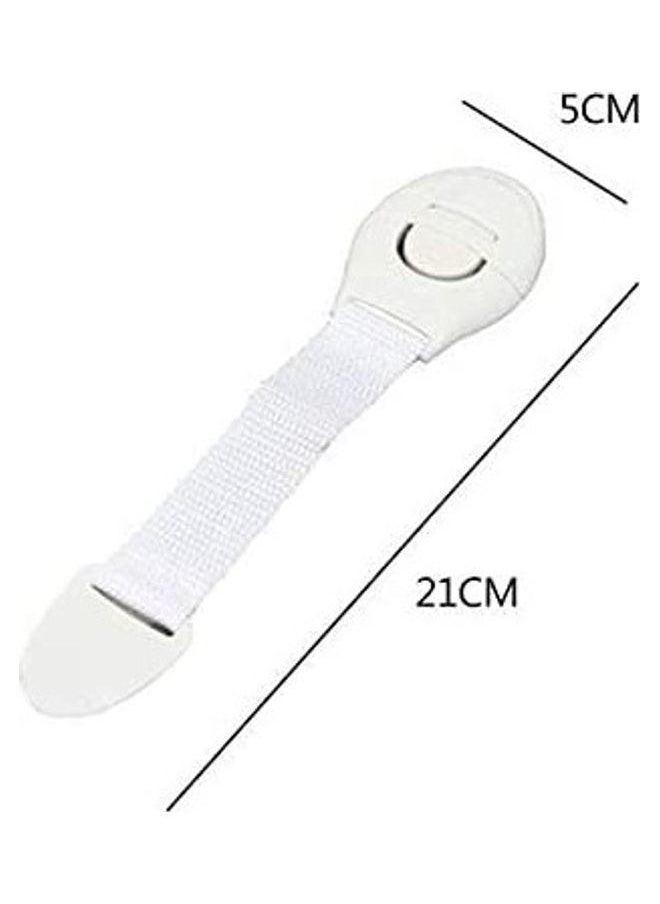 Generic 10-Piece Door Cabinet Cupboard Safety Lock White  - Image 2