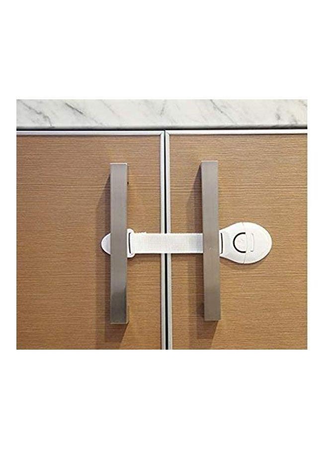 Generic 10-Piece Door Cabinet Cupboard Safety Lock White  - Image 3