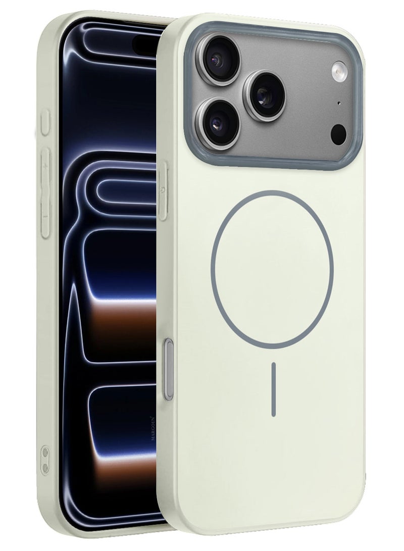 CATANES Hard TPU Case for iPhone 17 Pro Max - Protective Case Cover and Glossy - Slim Shock Resistant Design - Off White - Image 1