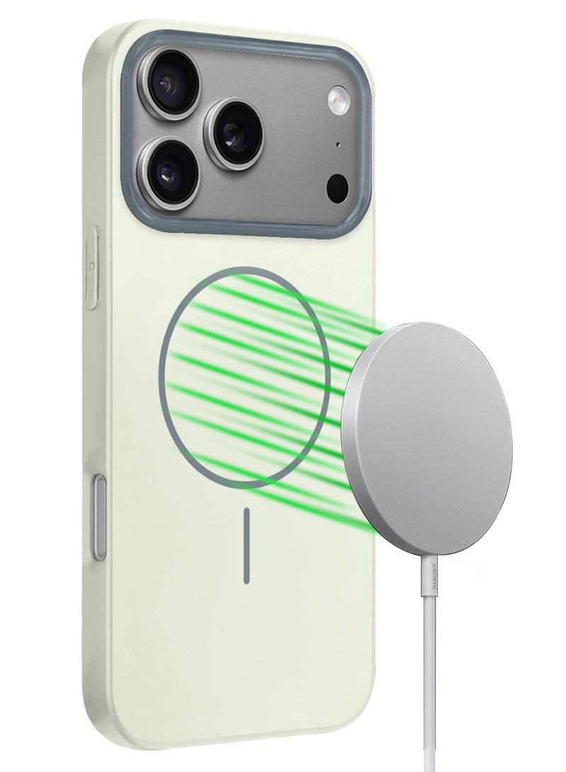 CATANES Hard TPU Case for iPhone 17 Pro Max - Protective Case Cover and Glossy - Slim Shock Resistant Design - Off White - Image 3